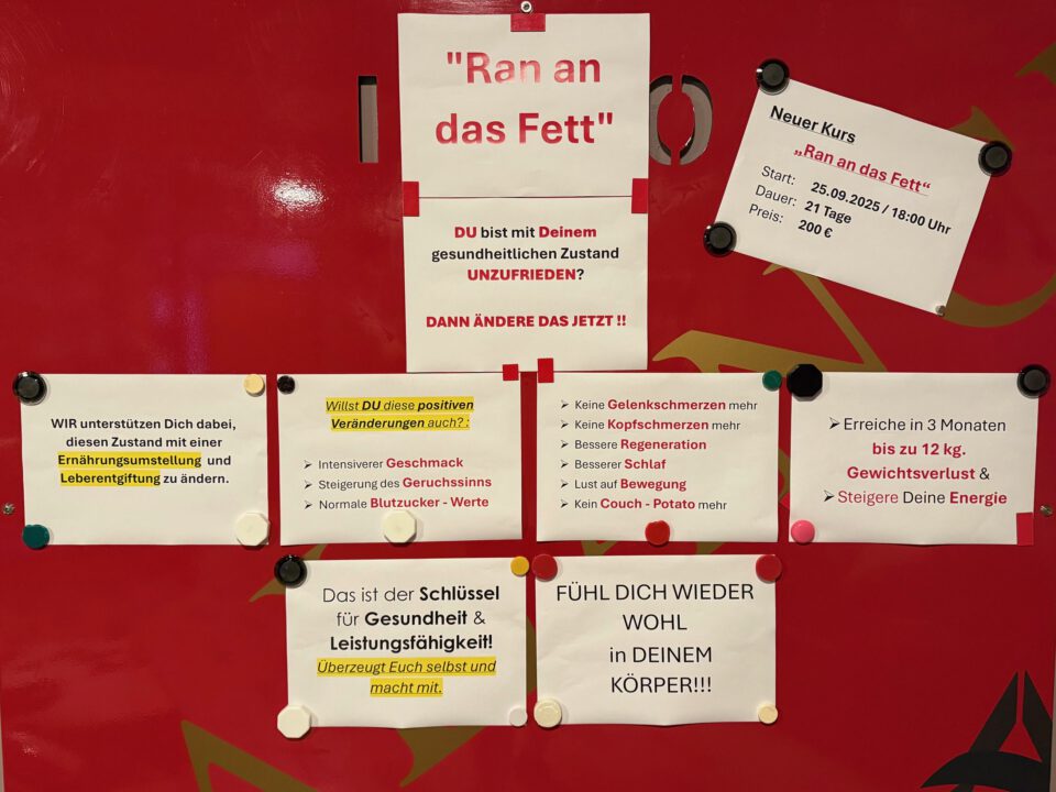 Ran an das Fett - 25.09.2025